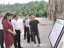 湖南省岳阳市政协来足考察